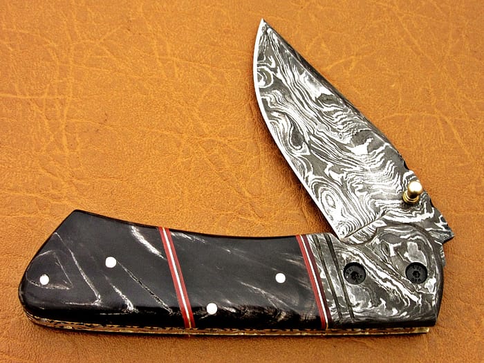 Folding Knife Buffalo Horn Handle