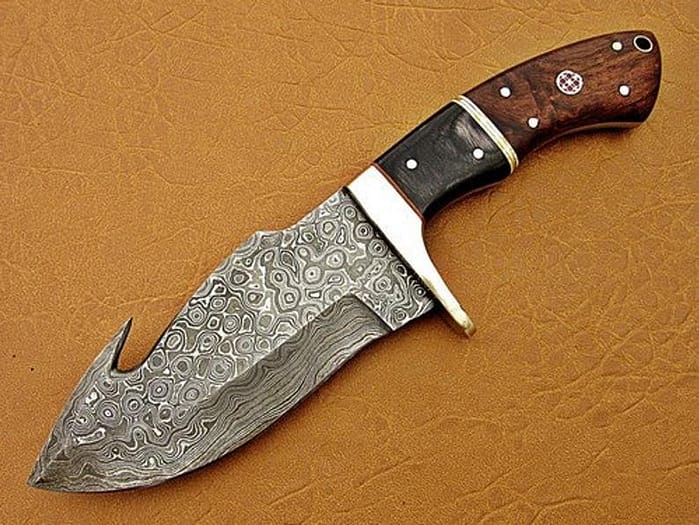 Handmade Skinner Knife Gut hook Gift for Husband