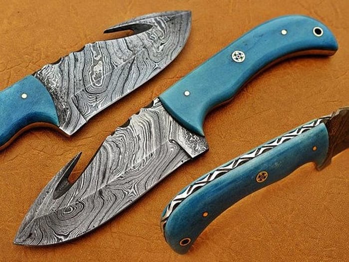 XMas Santa Present Damascus knife Best Gift For Christmas