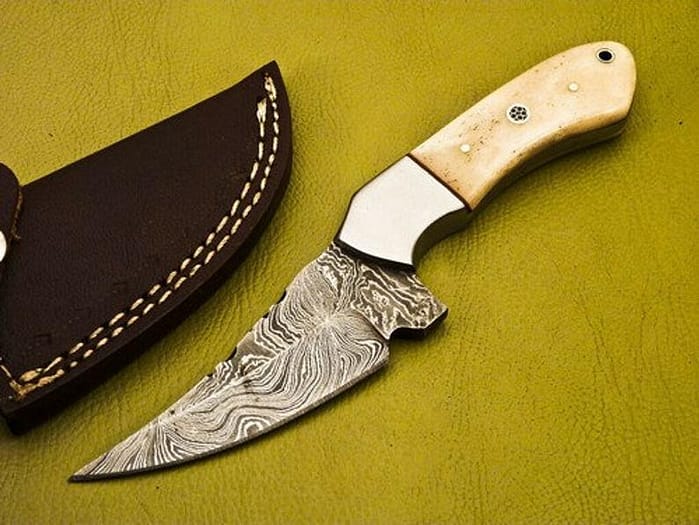Camel Bone Handle Fixed Blade Hunting knife