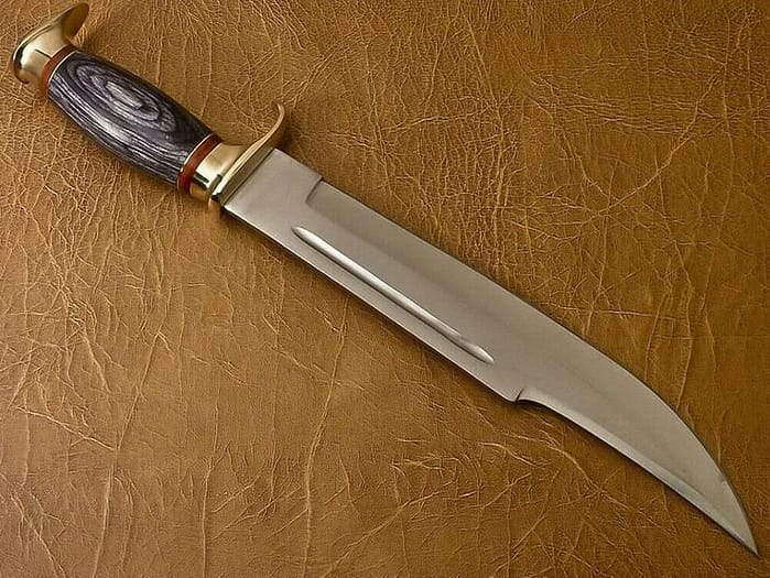 Amazing D2 steel Bowie knife With Leather Sheath