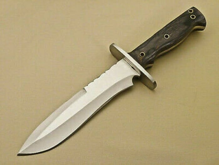 Beautiful D2 Steel Hunting knife With Leather Sheath