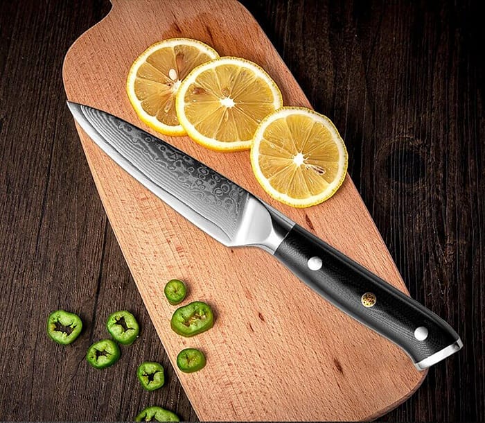 3.5 Inch VG10 Damascus Steel Kitchen Paring Knife
