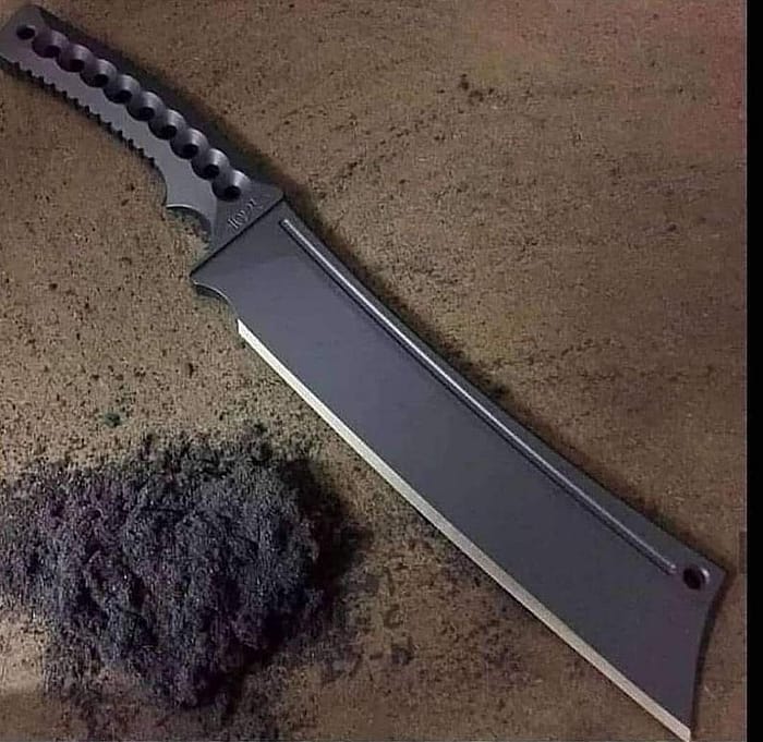 Beautiful Tanta Knife Black Courted Custom Handmade