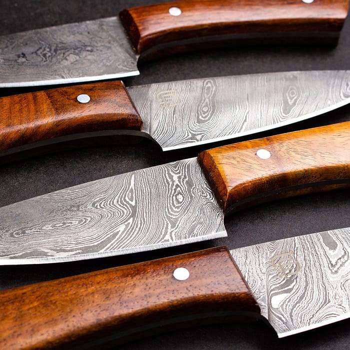 Damascus Steak Knife Set