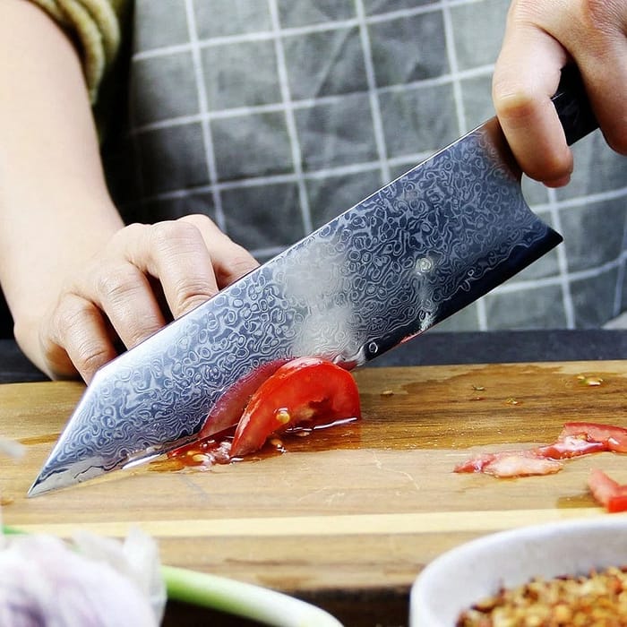 Damascus Chef Knife 8” Blade VG 10