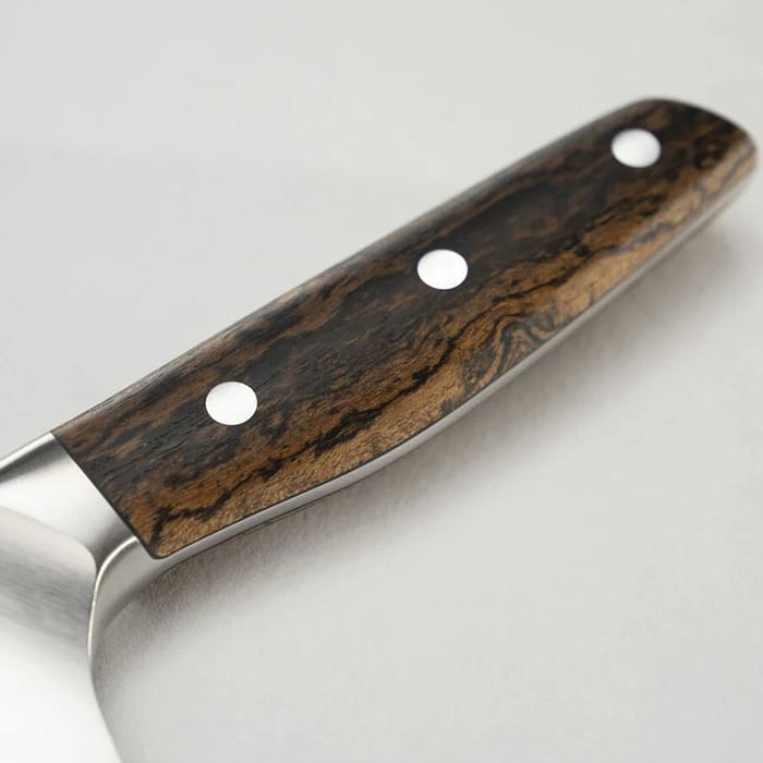 8-Inch Brown Handel Chef Knife - Steel
