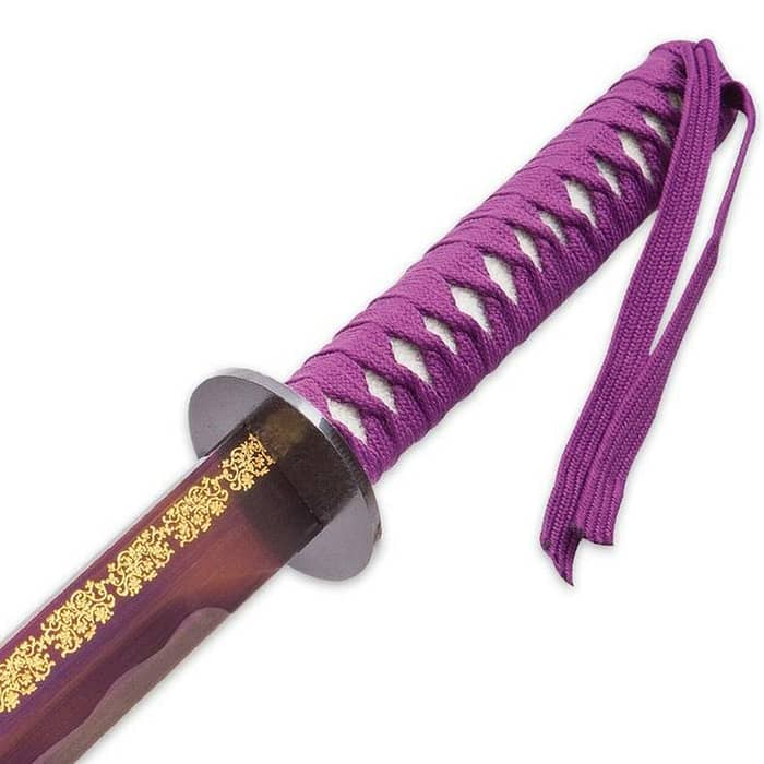 Purple Empress Short Samurai Sword