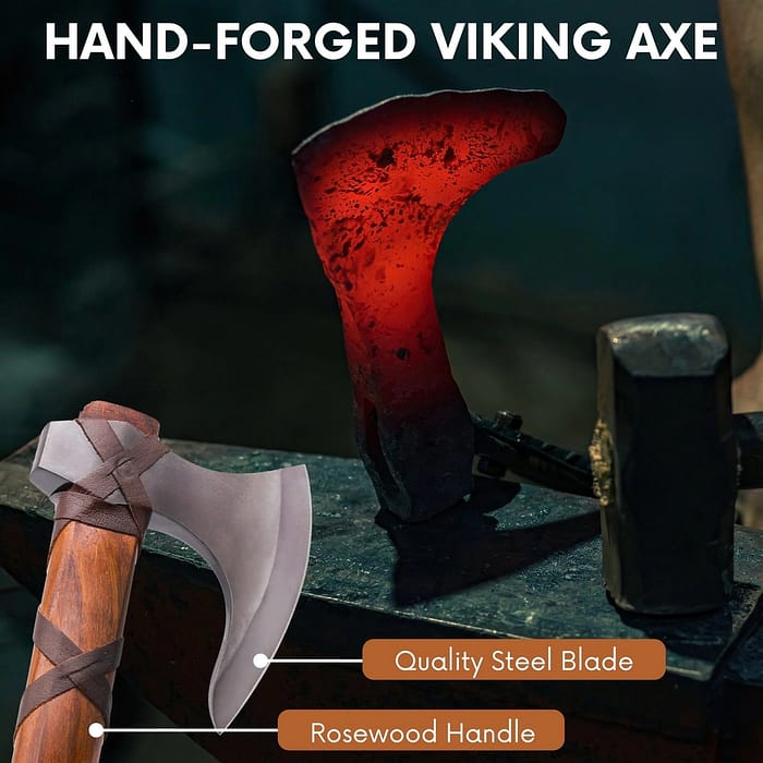 Viking Battle Axe - Hand Forged