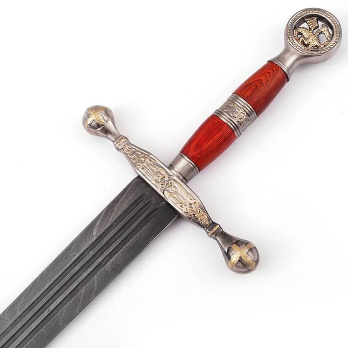 Damascus Steel Medieval Sword