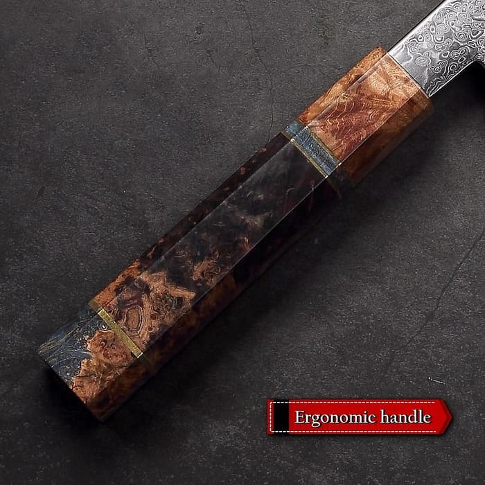 Damascus Steel Chef Knife 67 layers VG10 Blade