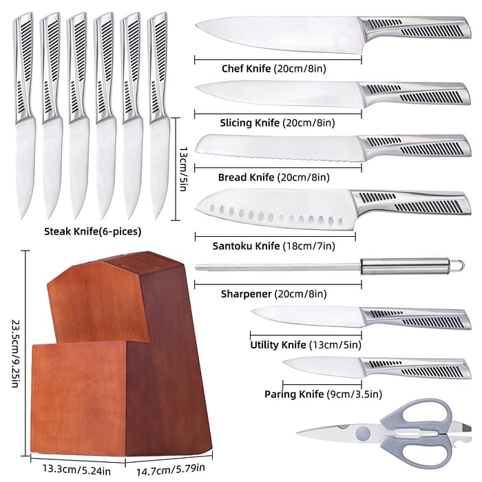 Forged Kitchen Chef Knife Set Stainless Steel-Handmade