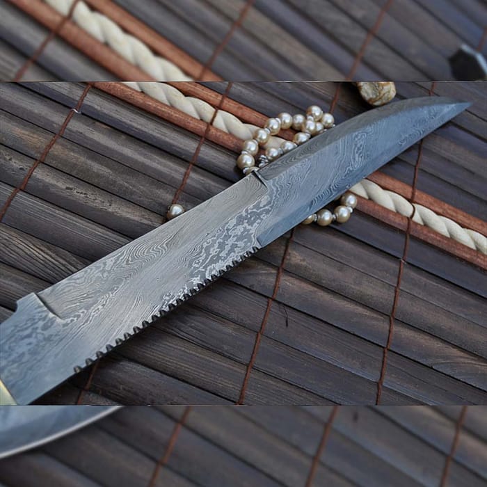 Custom Damascus Handcrafted Mini Sword – 15 Inches
