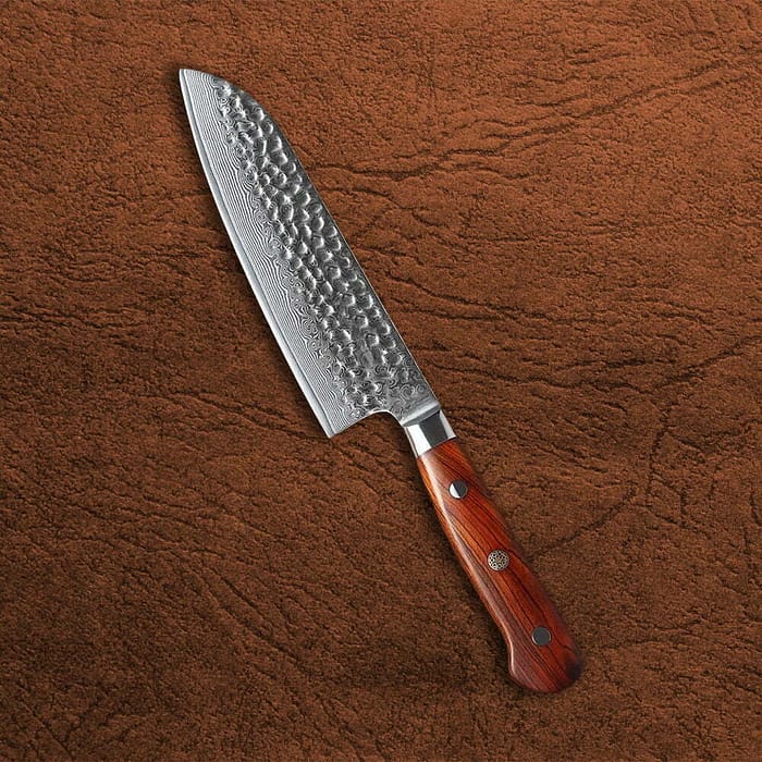 High-end Sharp Blade Japanese Damascus steel Santoku Knife