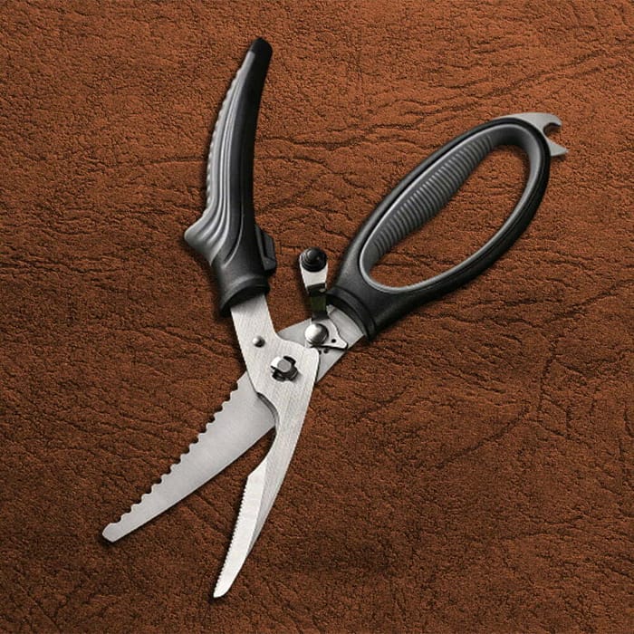 Multifunctional Professional kitchen cutting scissors with PP handle