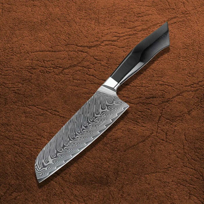 Damascus Professional 67 Layers Steel Kitchen Santoku Knife with Premium G10 Handle
