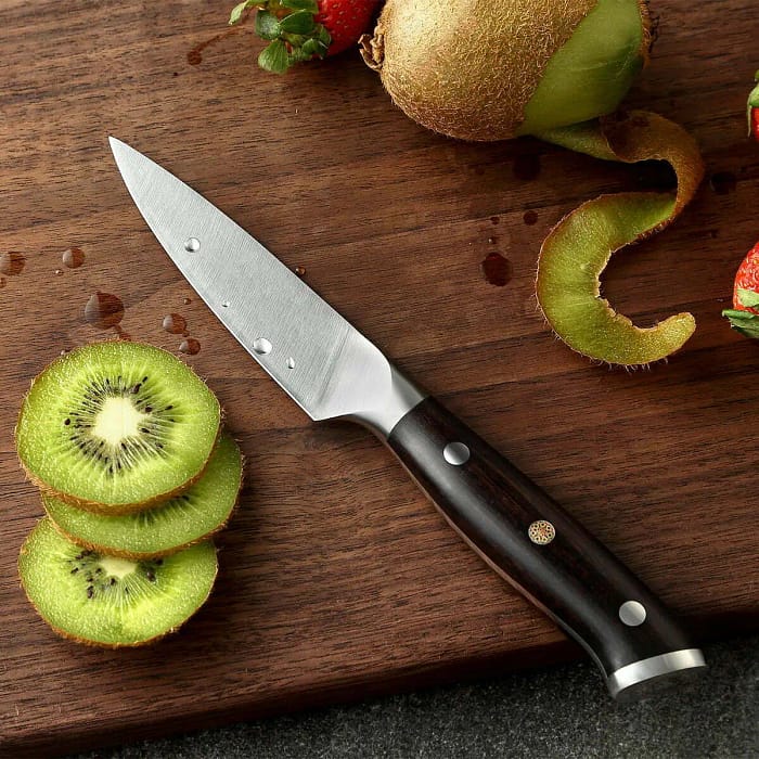 DSSK B13S German Steel 8 Inches Chef Knife with Natural Ebony Wood Handle