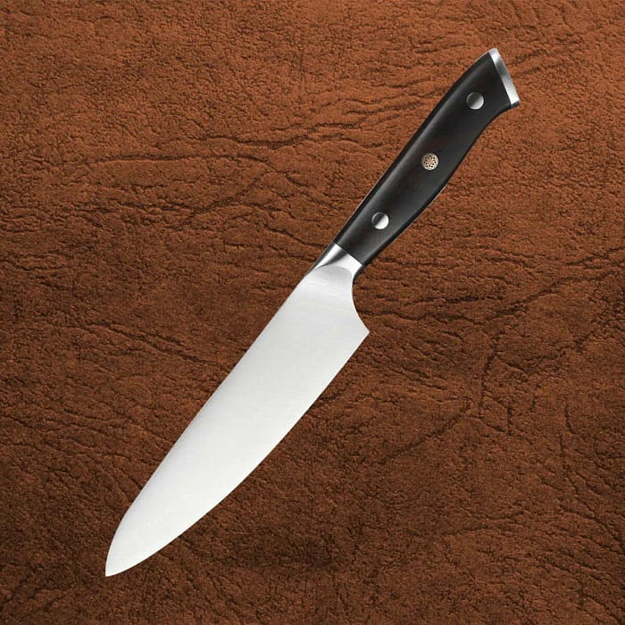 German Steel 5 Inches Utility Knife With Natural Ebony Wood Handle