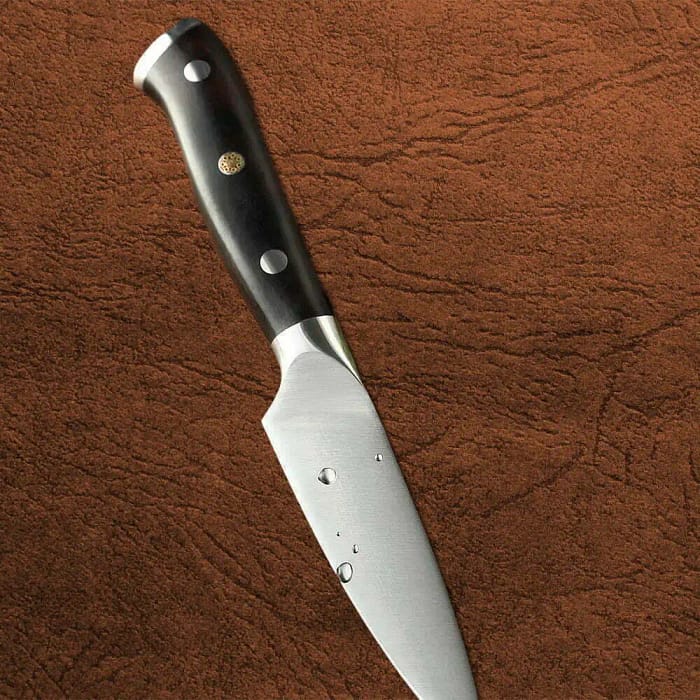 German Steel 5 Inches Paring Knife With Natural Ebony Wood Handle