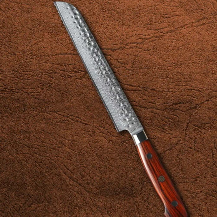 High-end Sharp Blade Damascus Steel Bread Knife