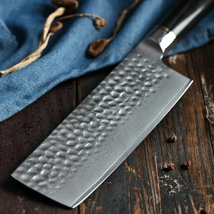 Damascus Japanese Professional 67 Layers Steel Chef Knife with Premium Ebony Wood