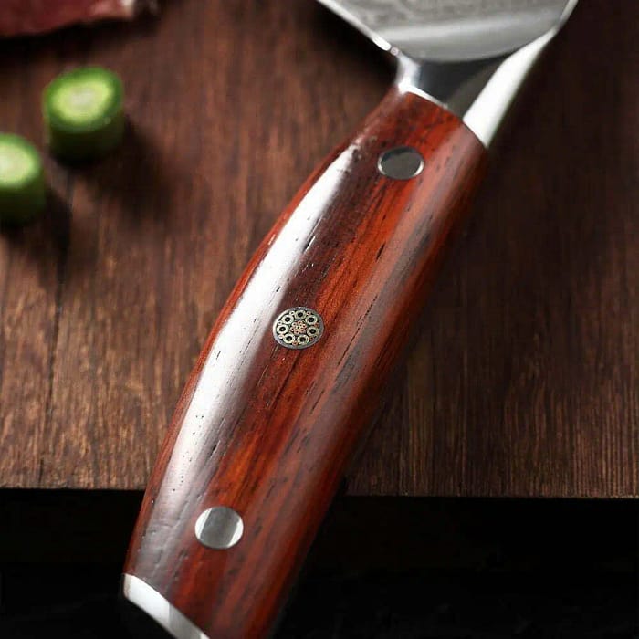 67 Layers Damascus Steel 8 Inches Chef Knife With Rosewood Handle