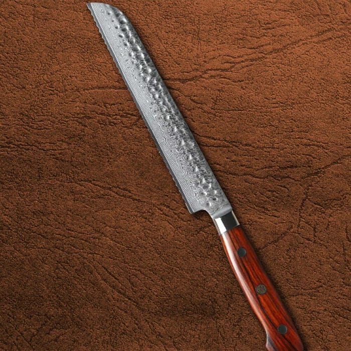 High-end Sharp Blade Damascus Steel Bread Knife