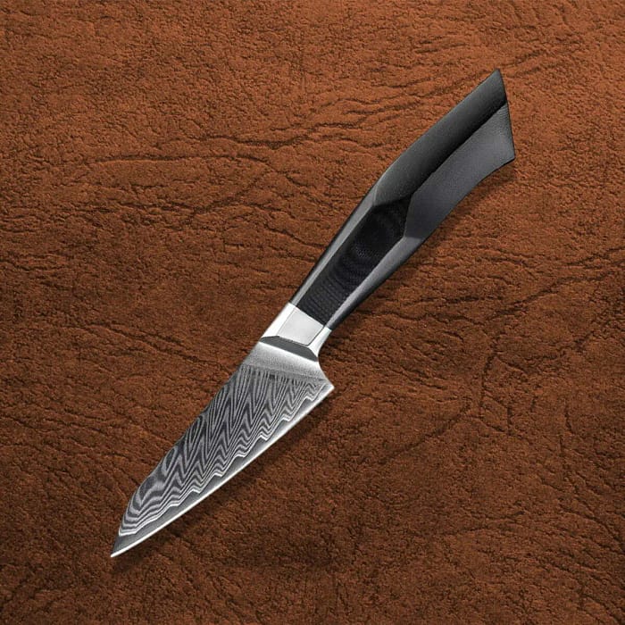 Damascus Professional 67 Layers Steel Kitchen Pairing Knife with Premium G10 Handle