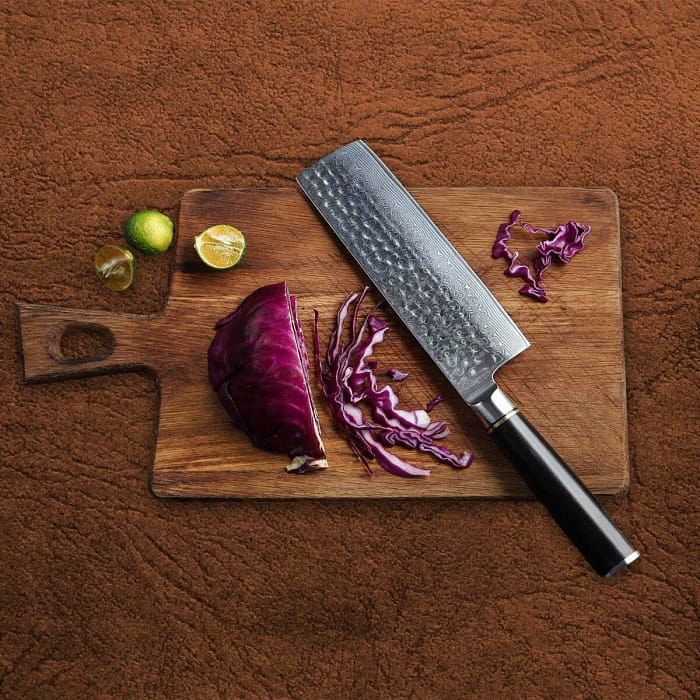 Damascus Japanese Professional 67 Layers Steel Chef Knife with Premium Ebony Wood